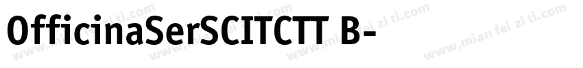 OfficinaSerSCITCTT B字体转换